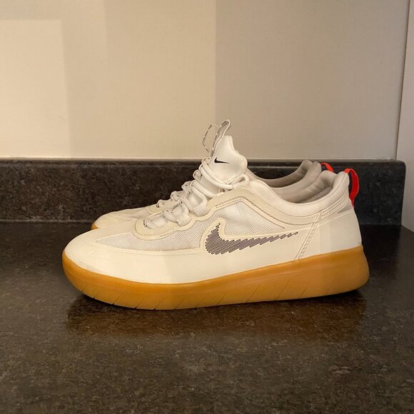 Nike SB Nyjah Free 2.0 'Summit White/Black' - Size 5.5 - Picture 4 of 9